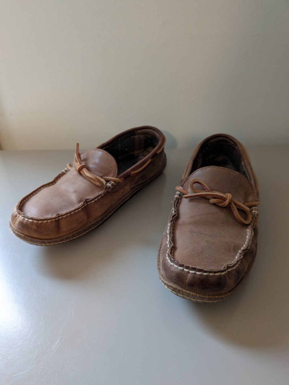 Men's LL Bean Leather Slipper Size 11